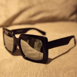 Square Shape Mirror Lens Sunglasses